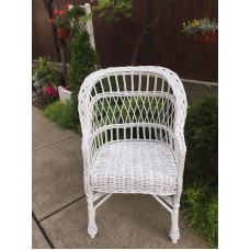 Крісло плетене, біле 1060008